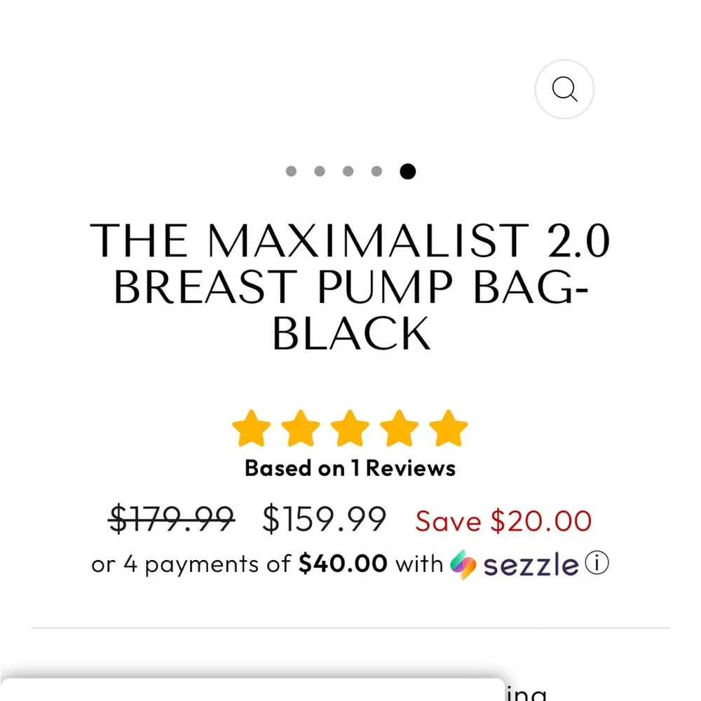 Black pump backpack